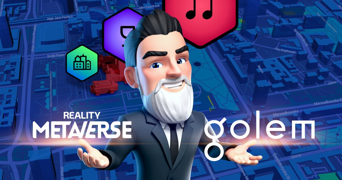 Realitymeta's tweet photo. Our technical partner - @golemproject 🤯 

Improving Reality NFT, improving gaming experience, creating connection between the real world, blockchain domain and game ecosystem. Good choice of partners plays an important role and this task was carried out successively ✅

#NFT https://t.co/KzBbeRaDFT
