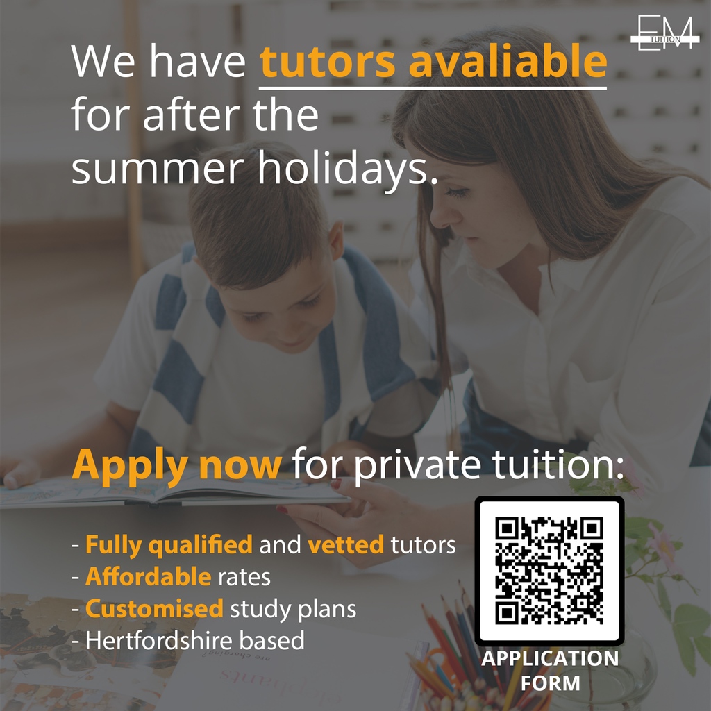 EMTuitionUK's tweet image. We have tutors avaliable at a low cost, get ready for September by applying now!📅

Apply Here: l8r.it/2Yht

#nonprofitorganisation #mathslesson #englishlesson #catchuplessons #privatetuition #onlinetuition #lowcosttution #affordabletuition
