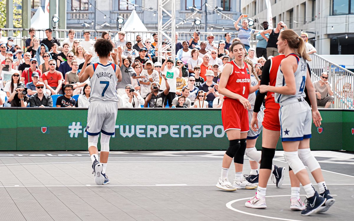 From down 14-11 to a 18-16 victory… never say die. 🇺🇸 #3x3WC
