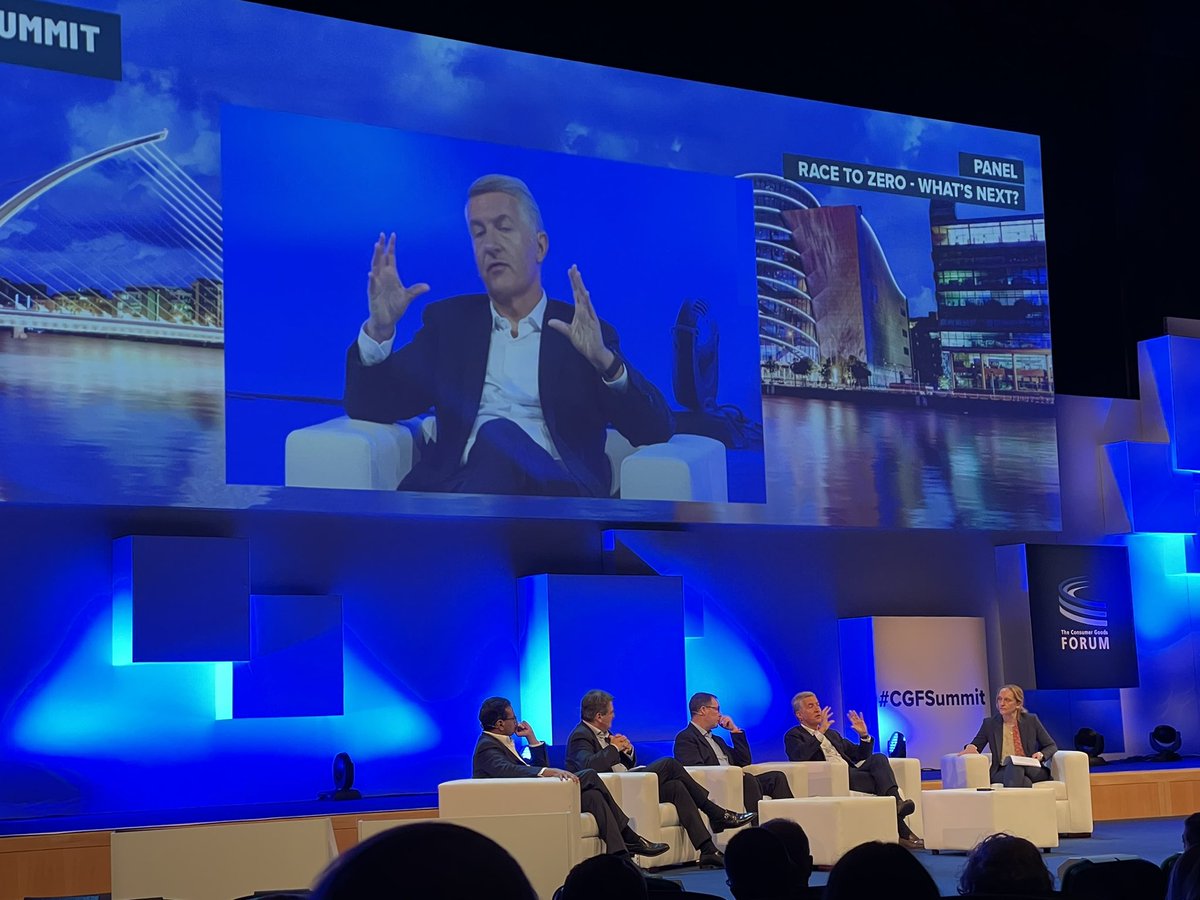 maggiebis's tweet photo. So proud to hear our CEO, Ramon, talk about the great work we’re doing at #PepsiCo with our #PepsiCoPositive sustainability agenda on this morning’s #racetozero panel at #CGFSummit https://t.co/VRJC31yHid