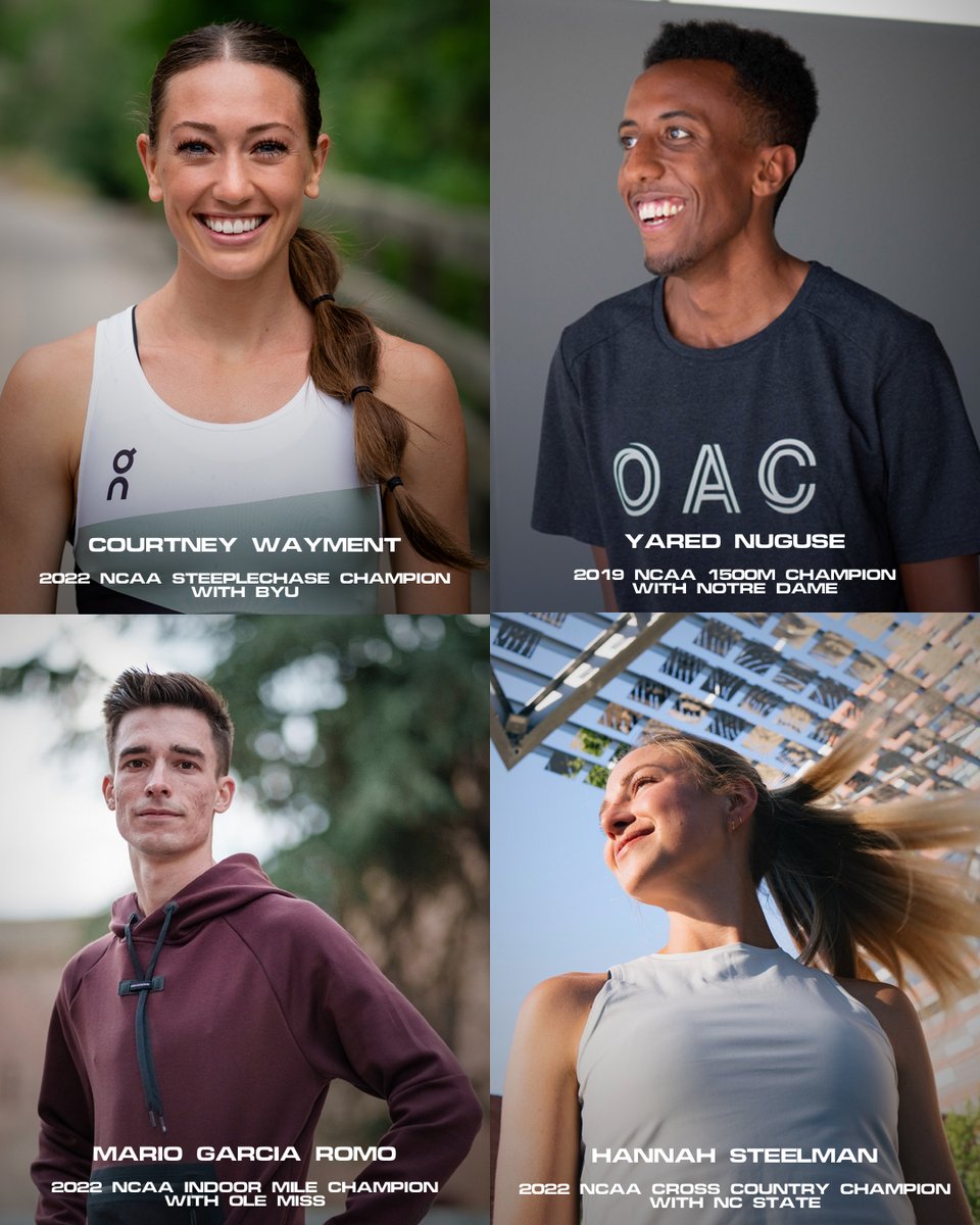 ✍🏻 <a href="/on_running/">On</a> just announced its latest athlete signings ahead of the U.S. Outdoor Championships

Congrats to @CourtsASport20, Yared Nuguse, <a href="/mariogarciaromo/">Mario García Romo</a> and @<a href="/hannahsteelman_/">Hannah Steelman</a> on going pro