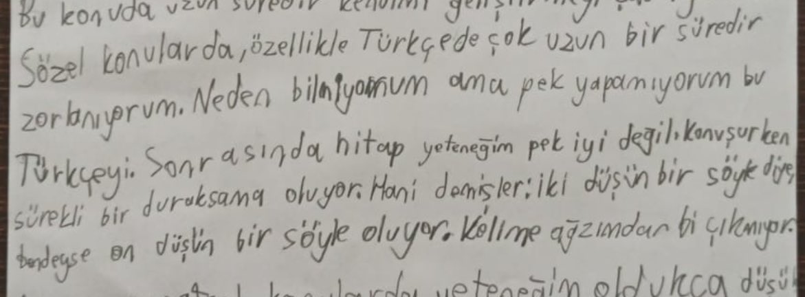 pelinturkone's tweet photo. Oğlumun bi okul için kendini tanıtma yazısı 😀 https://t.co/FhJHhpWRX5
