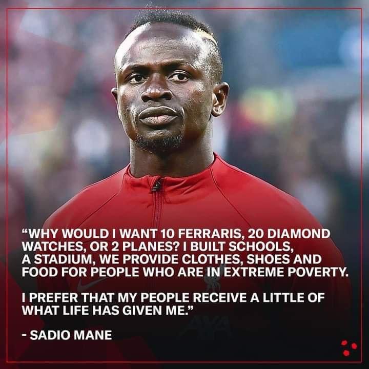 Sadio Mané is joining Bayern Munich on a $43M transfer—but what he's done to transform his village in Senegal is even more impressive:

• Donated $700k to build a hospital
• Donated $350k to build a school
• Provides families with $75/month

Read more: huddleup.substack.com/p/sadio-mane-t…