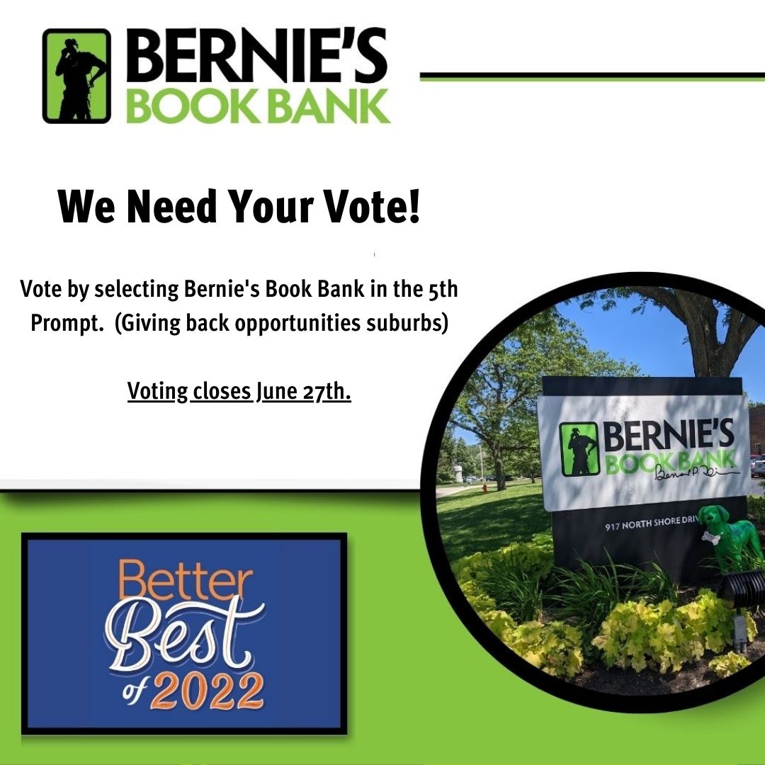berniesbookbank's tweet photo. https://t.co/v0dGiDG2Ph
โฌ๏ธ Follow the link to cast your vote!โฌ๏ธ
#ChangeTheStory #BooksForABetterFuture #BetterChicagoMagazine #VoteForBernie https://t.co/etxwmPWGJi