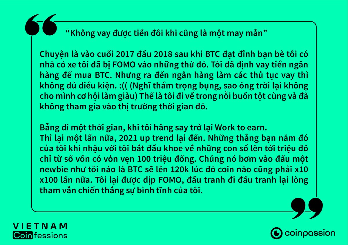 VNCoinfessions's tweet photo. Nhiều người tham gia vào thị trường với khoản tiền đi vay và không có khả năng trả nợ dẫn đến những kết cục rất xấu.

Mn cố gắng tránh nha 😥

#VNCoinfessions #future https://t.co/h3PJ1T0h3r