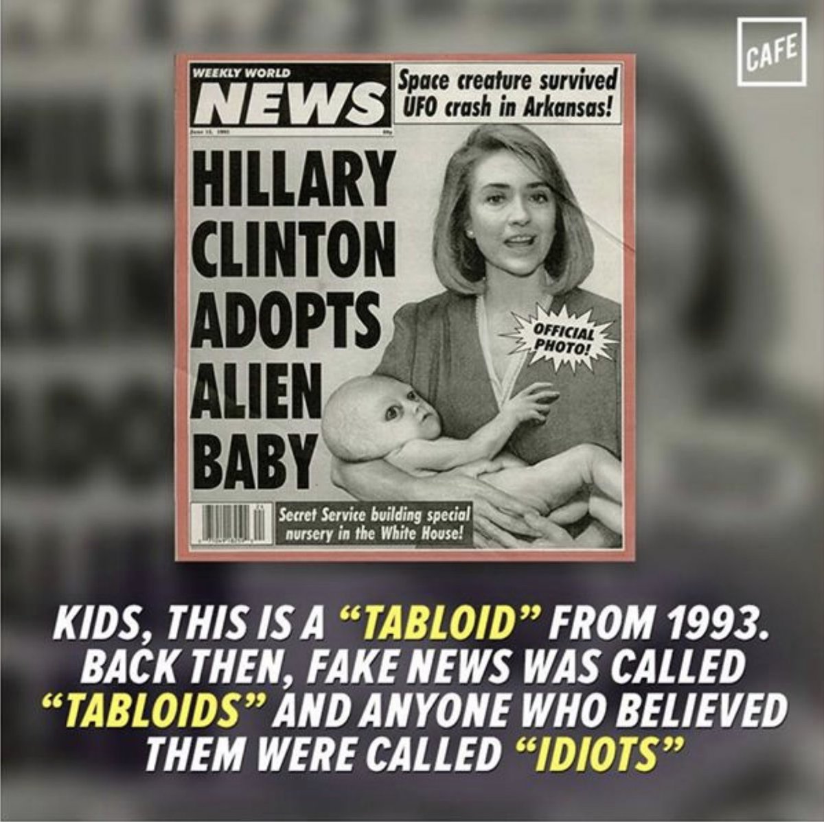 OctoberFerguson's tweet photo. @B0Ob_bee The media has become nothing more than electronic tabloids,¹ people reading headlines not articles, their "argument" than becomes "parroting" the headlines they've seen.
¹#NotAllMedia https://t.co/d8WIfRY5rp