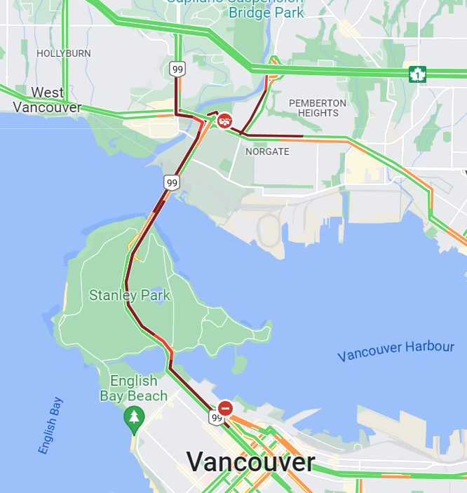 911 on Twitter "RT DriveBC UPDATE BCHwy99 Unplanned