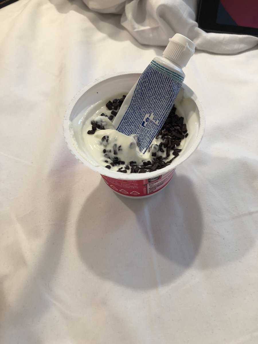 You may not always have a spoon, but you will/should always have toothpaste #lifeontour