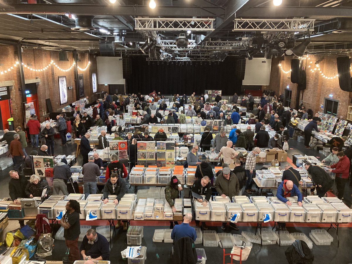 This Sunday: The Lincoln Engine Shed Record Fair, LN6 7TS. Open: 09:30am-3pm.
100 tables of vinyl records in one room from 35 national dealers.