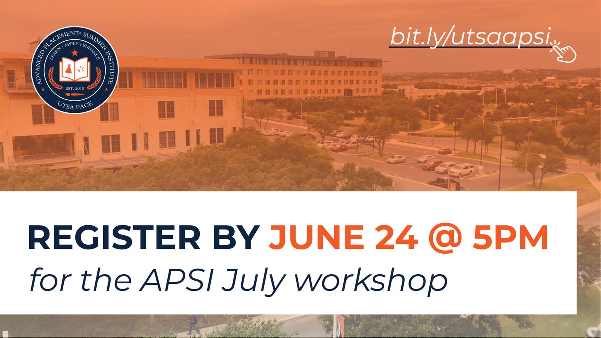 UTSA AP Summer Institute tweet media