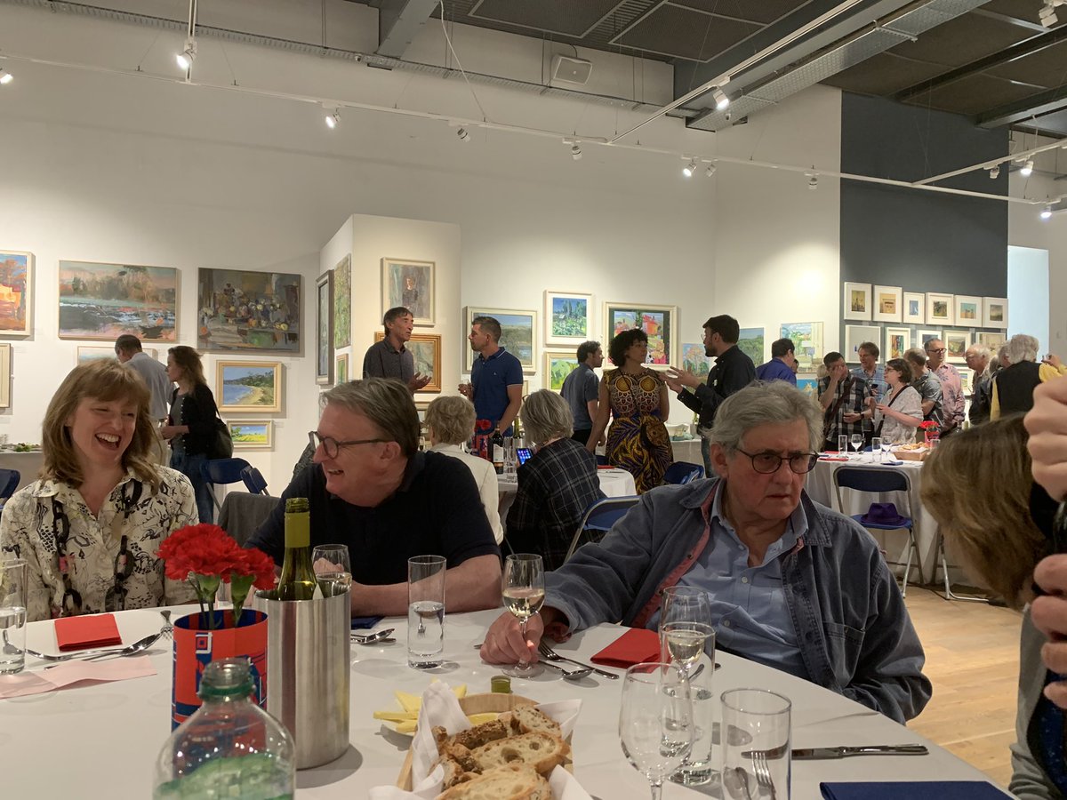 TrentArtGallery's tweet photo. A rare treat today: Critics Lunch with @newenglishart at the Mall. Good to catch up with @REWellsArtist @Petethestreet1 and #SimonQuadrat among others. https://t.co/oPQWS1HScj