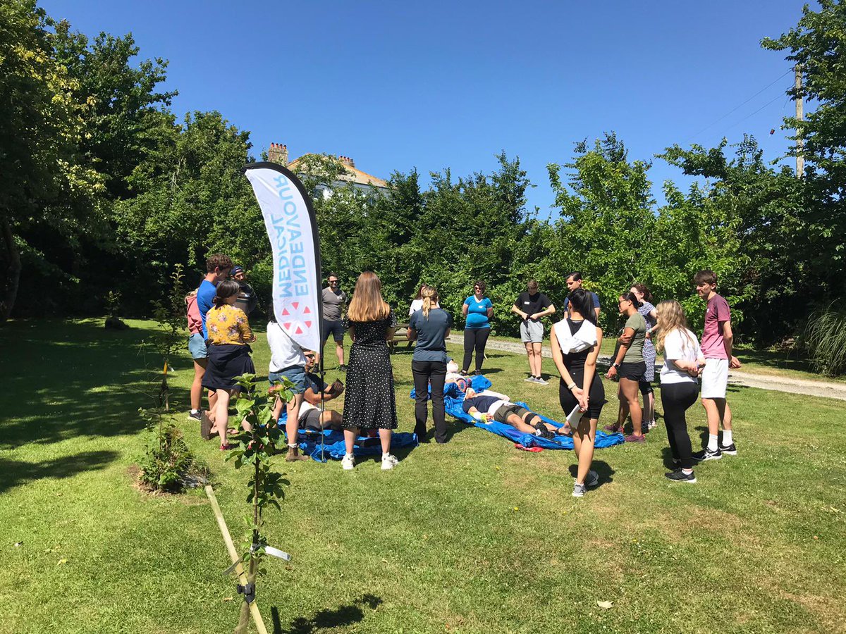 Remote and Restorative course kicked off today in Cornwall. What amazing weather! This course provides our doctors a safe and supportive environment to explore human factors in teams; as well as decompress and explore mental health following 2xyears of covid @Dr_MarkHamilton