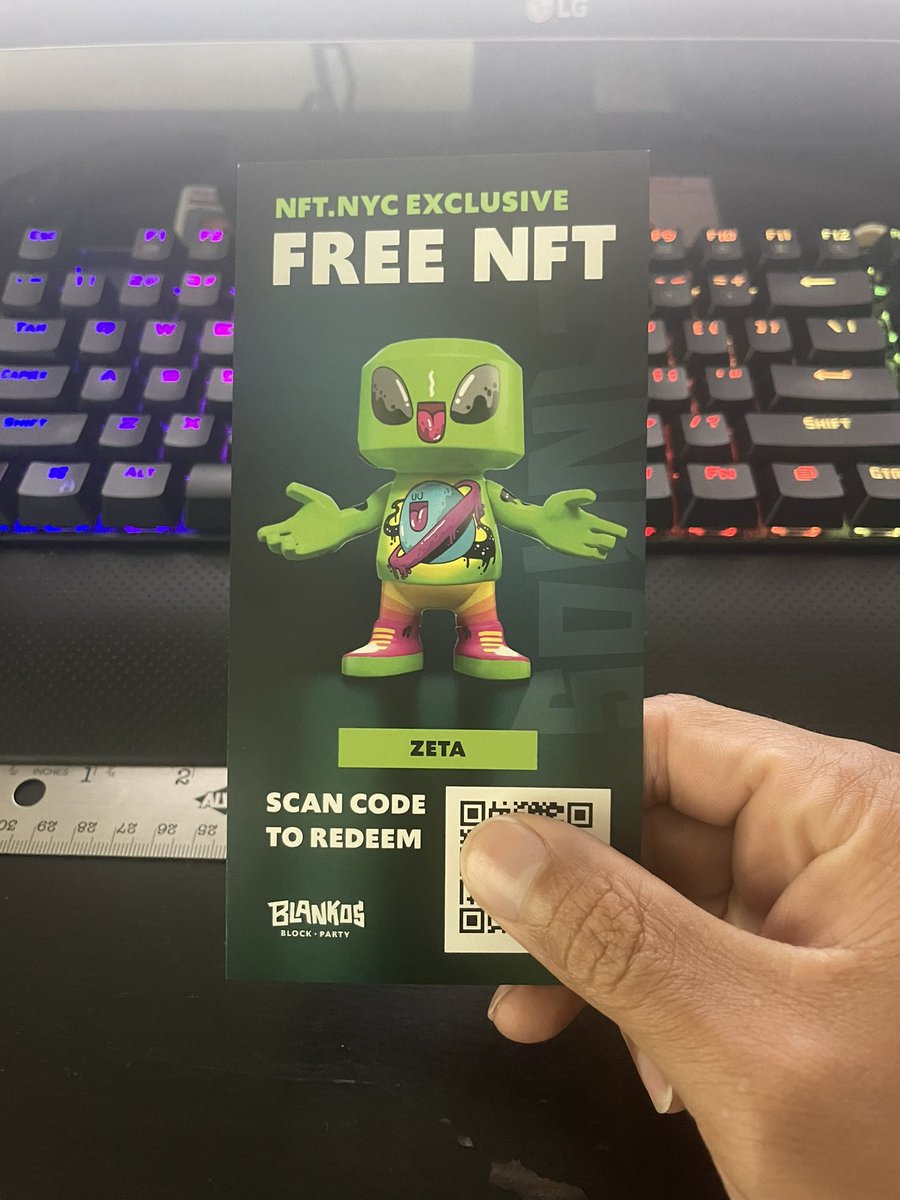 I got a handful of unclaimed Zetas by <a href="/_NickyDavis/">nicky davis</a> to share with you all.

Please retweet and tag some of your friends. I will select 1 winner today and 1-2 everyday until I’m out. 
<a href="/PlayBlankos/">Blankos Block Party</a> <a href="/playmythical/">Mythical Games</a> #NFTNYC #NFTs #NFT