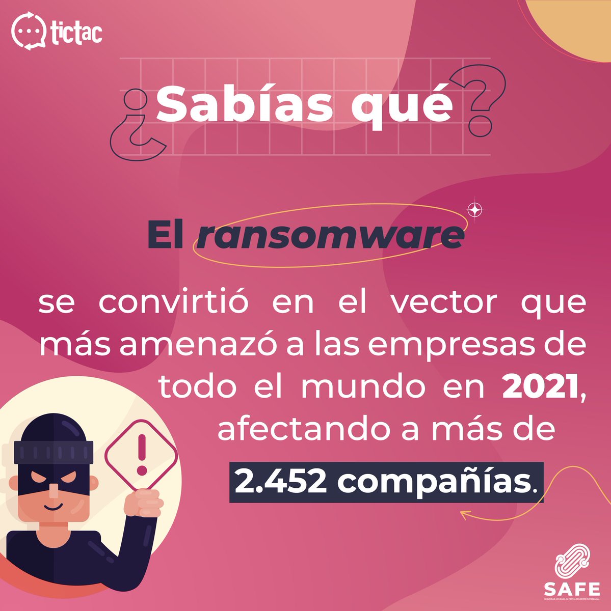 tictac_ccit's tweet photo. ¿Conoces el costo global estimado del #cibercrimen para 2025? 🔒
El programa #SAFE les comparte no solo las tendencias en #Ciberseguridad sino también buenas prácticas para evitar engaños. Los invitamos a que scaneen el código QR y conozcan más 🚀. https://t.co/HtellUNR1e