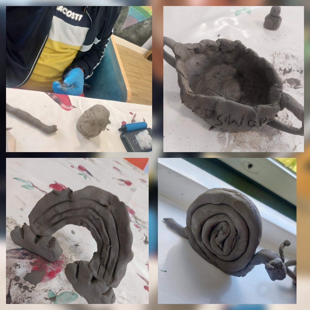 AMHU_doncaster's tweet photo. Clay club with Hayley today 
#clayclub #wardactivities #activitycoordinator #MentalHealthMatters #keepingbusy #AMHU https://t.co/M7Zr4GgUNX