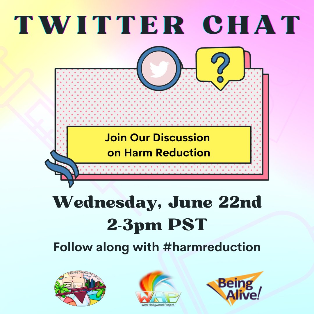 IPS_LAMedia's tweet photo. TODAY! How to help people who use drugs,through  harm reduction. #harmreduction. @WeHoBOOM @friends_fcc https://t.co/vdHZpKmQWi