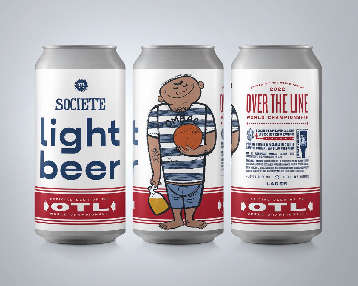 ombac's tweet photo. Join us on June 29th at 4pm, Societe Brewing Company is hosting the release of this year’s official #OTL beer at their Clairemont tasting room! Join #OMBAC for this special event and let’s get the party started!! #Societe is unveiling a special “crowler” featuring OTL artwork! https://t.co/QUCjSf80vq