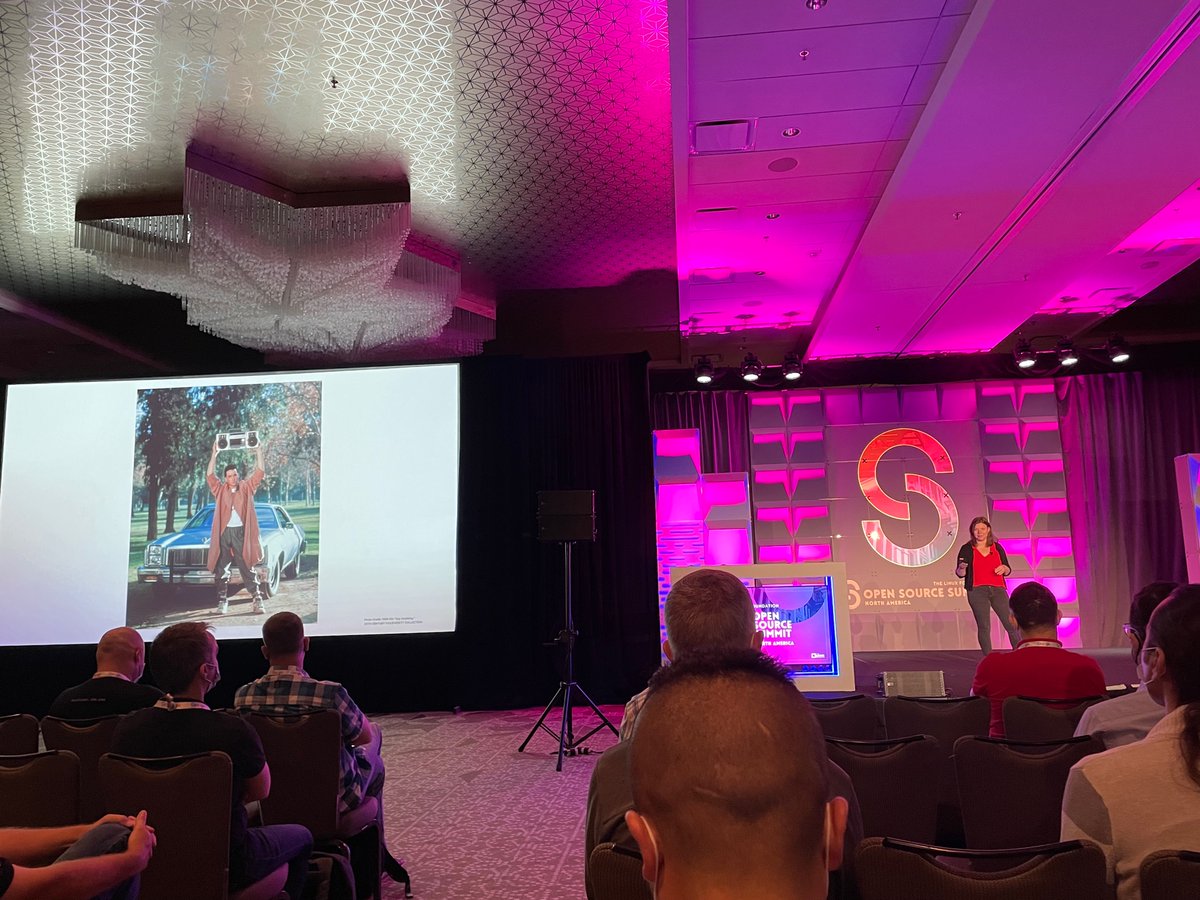 “Technology is a Moment. You make a movement” <a href="/melsmo/">Melissa Smolensky</a> #OSSummit