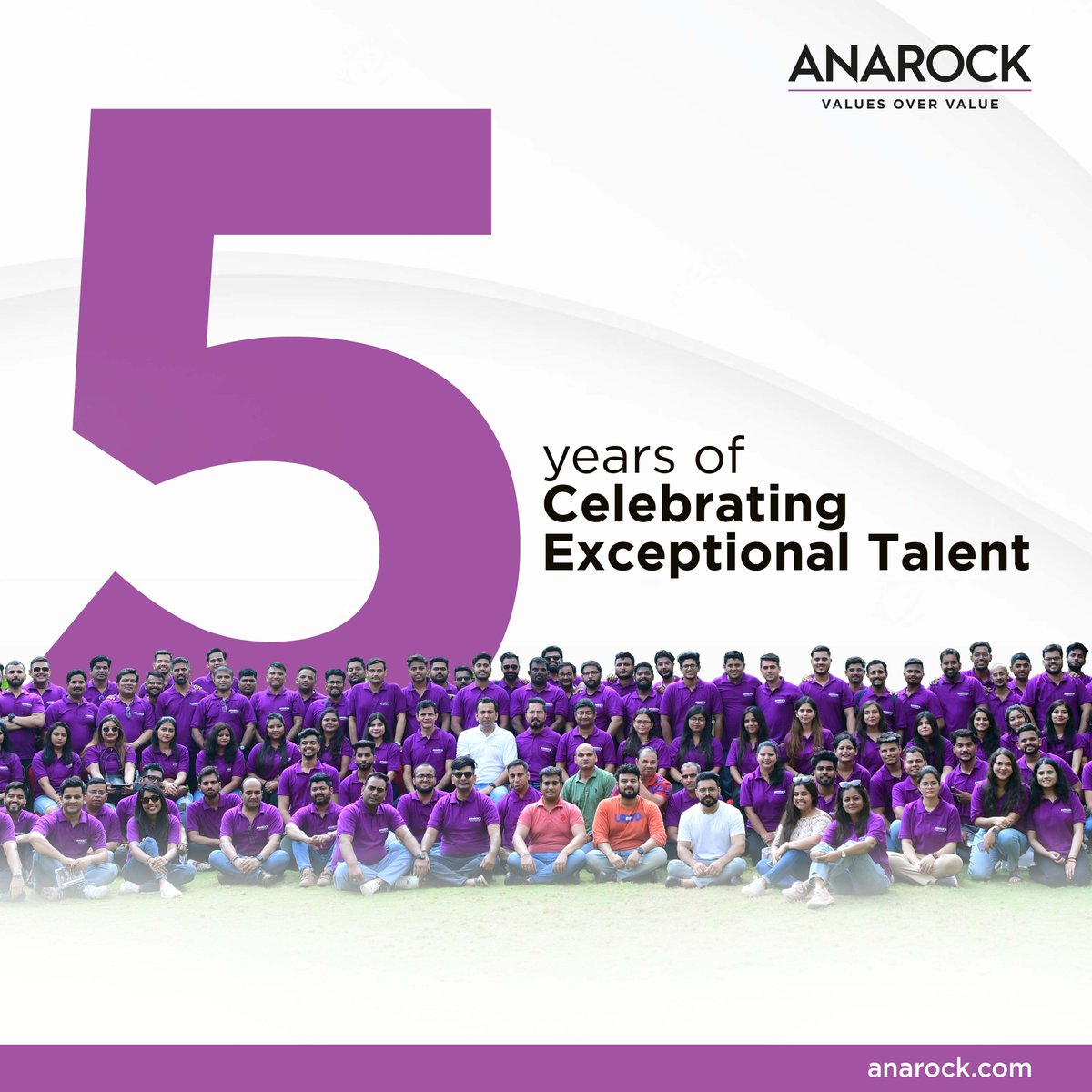 ANAROCK's tweet photo. Together we stand tall guided by our motto #ValuesOverValue
Watch this space for more updates.
#5yearsofANAROCK #5yearanniversary #TeamANAROCK #happybirthday #happyus #instituitionalexcellence #people #proptech #performance #watchthispace #baazijeetki #ValuesOverValue https://t.co/wfRHa9kTu5