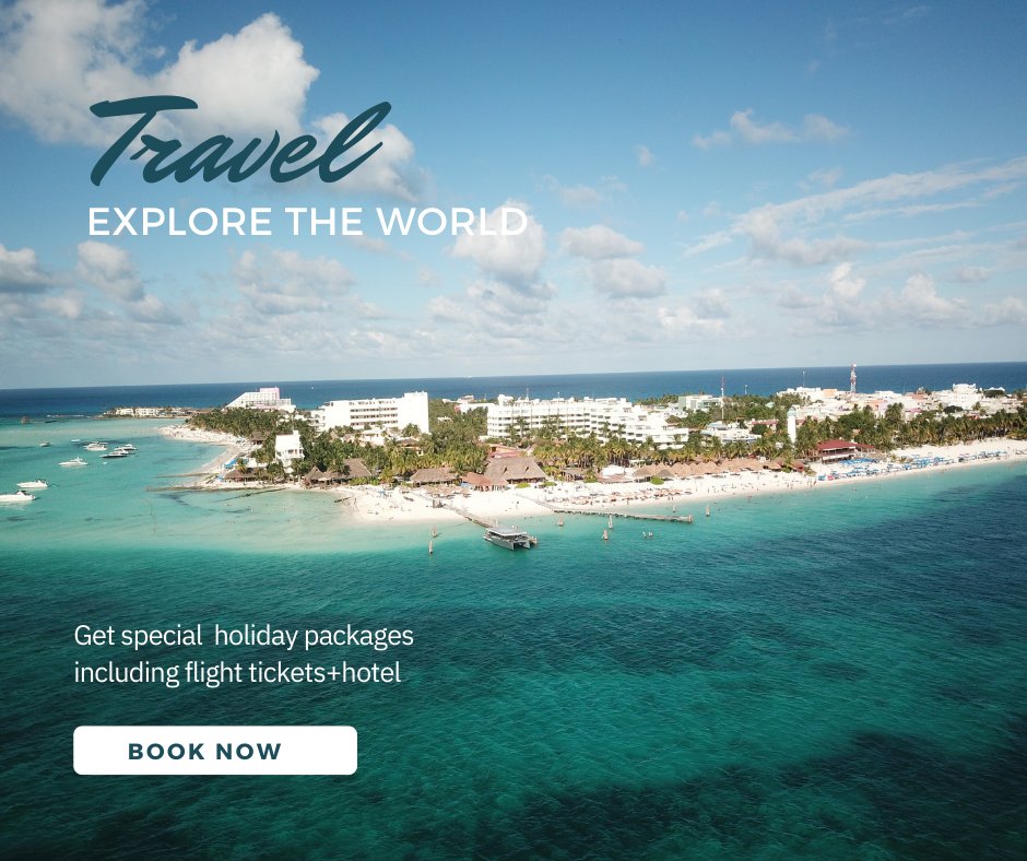 We have amazing news! 
Now you can book the best deals, the best rooms, the best conditions ... together with flights. You can book your privileged vacations without leaving our page!  
Visit our web page and book your next package holiday direct with us: bit.ly/3Ogf21q