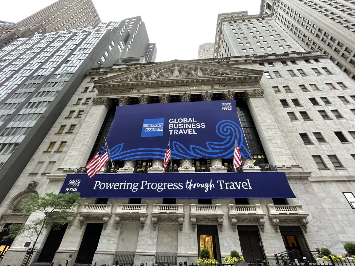 markmcspadden's tweet photo. Incredible experience to be on the floor as @amexgbt rang the bell to open @nyse this morning! https://t.co/XlAGAu4Ayw