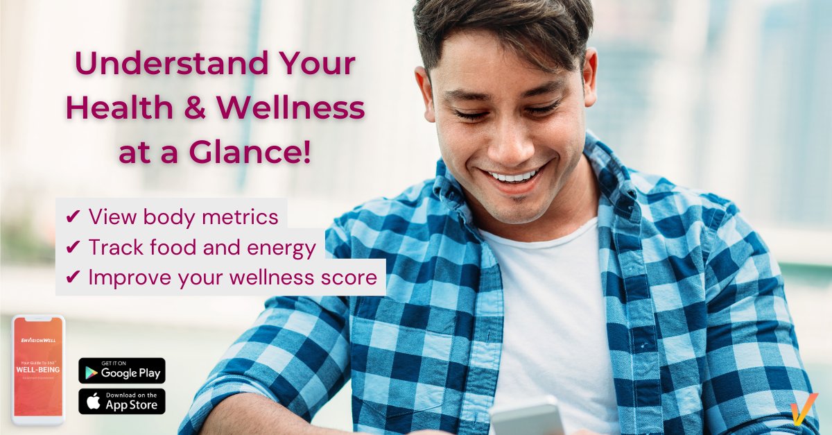 EnvisionWellApp's tweet photo. We made it easy to understand the health and wellness of your body at a glance. Track your progress, get motivation and reach those goals! Download now at: https://t.co/7fVMtt9iN0  #selfimprovement #healthwellness #wellnessjourney https://t.co/QmI53LPmlT