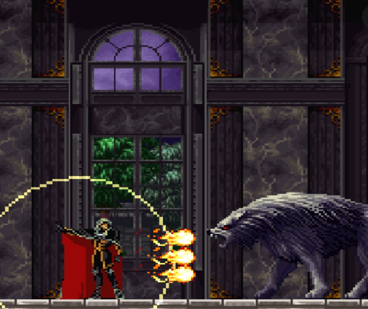 Orioto's tweet photo. Today's comparison, original game / my art 
#castlevania #sotn https://t.co/pji9PQR47u