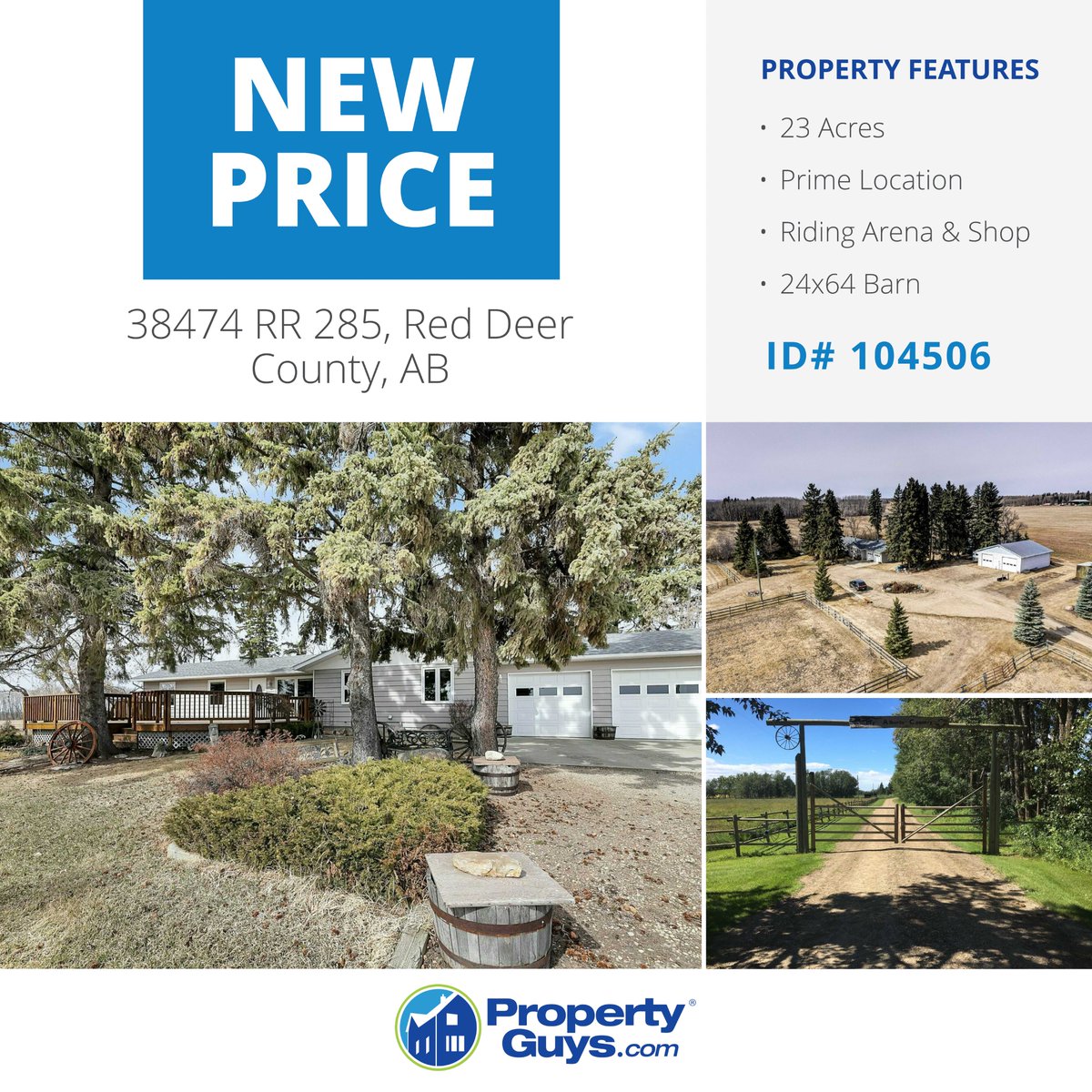 Propguysreddeer's tweet photo. 💰Price Reduction of $15,000!! 
📍38474 RR 285, Red Deer County, AB

23 acres of prime real estate midway between Red Deer &amp; Sylvan Lake &amp; conveniently close to highways 11 &amp; 11A.  #SylvanLake #RealEstate #RedDeerCounty

More Details Here:  https://t.co/rLJGSxzp7B https://t.co/6NvQniVvPx