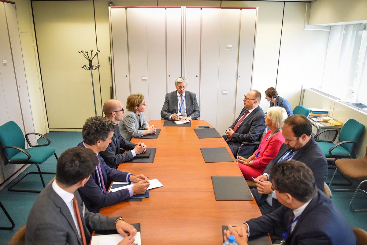 A dynamic exchange at the meeting of today w/Chair of the Foreign Affairs Committee &amp; Head of the 🇭🇺 Delegation to the #PACE - Zsolt Németh. DPM/FM <a href="/gervallaschwarz/">Donika Gërvalla-Schwarz</a> pointed out 🇽🇰’s progress on the rule of law as a determinant factor to the <a href="/coe/">Council of Europe</a> membership process.

<a href="/PACE_News/">PACE</a>