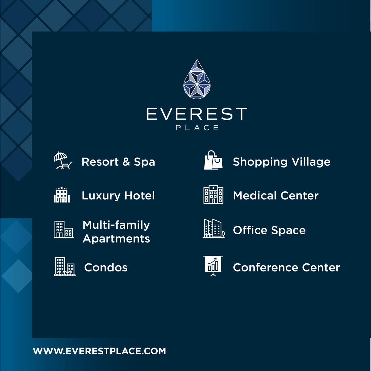 This vibrant master-planned community features a diverse mix of residential and commercial real estate options. bit.ly/3xIR6gh #EverestPlace