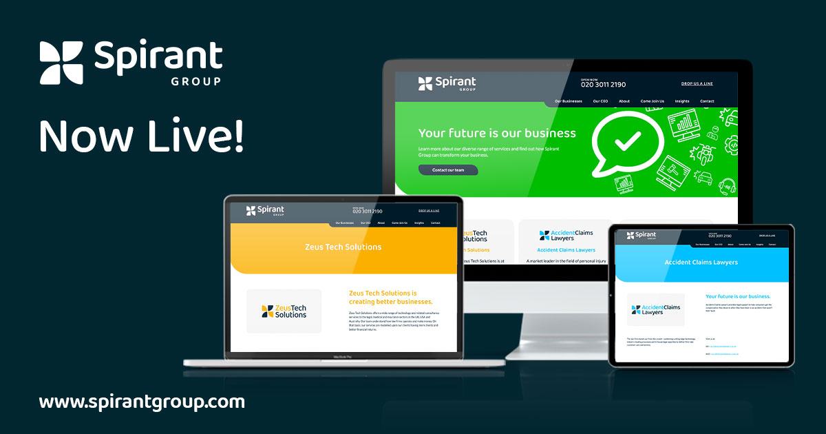 We’ve hit #refresh on our Spirant #website .. check it out here and let us know what you think: spirantgroup.com