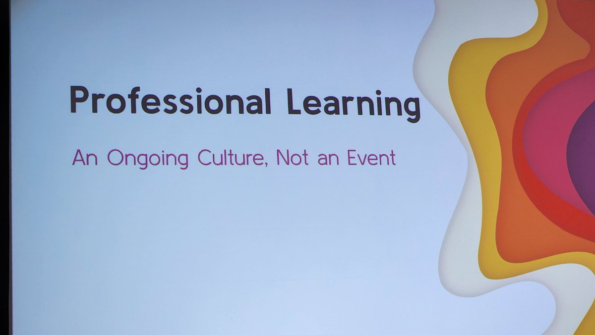 gabriel_yafet's tweet photo. Professional learning is an ongoing culture, not an event @SarahOttow. Let's ALL learn every day. @PeaseMagnet @Midland_ISD #be2022 https://t.co/hD1TBPLaD9