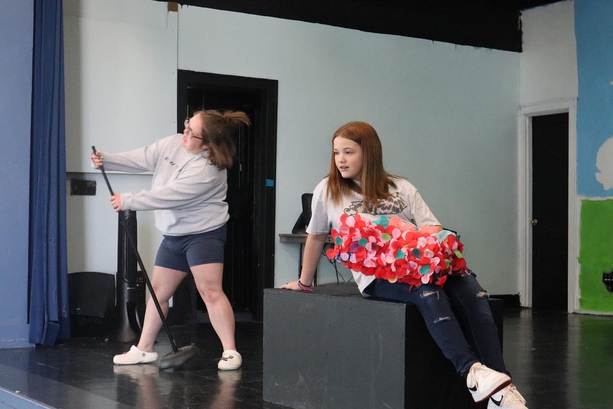 Theatrefest1's tweet photo. The students aren’t the only ones having fun this summer! 

Seussical opens next week! Get your tickets now at https://t.co/54mJzs1dIQ! https://t.co/fpNhdO7swu