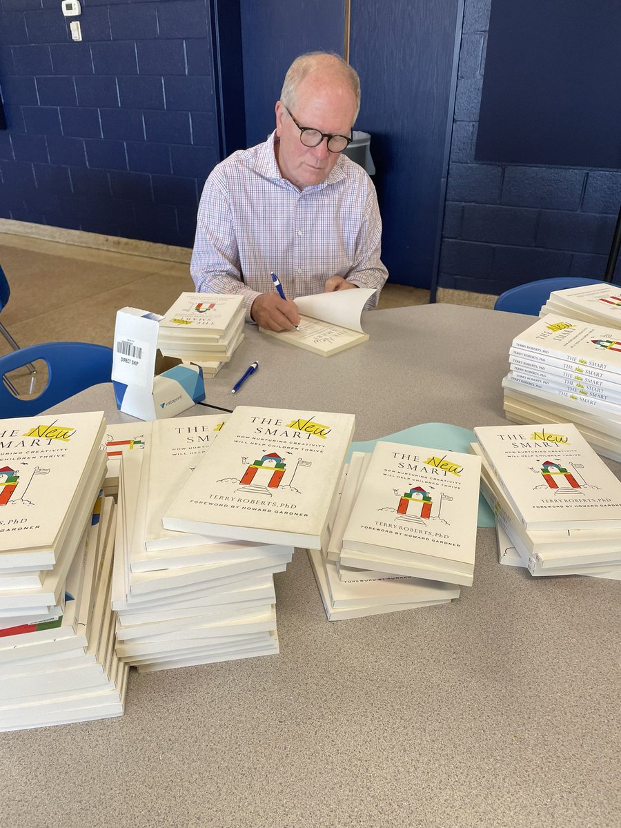 Terry Roberts, Director of the <a href="/PaideiaCenter/">Paideia Center</a> autographing books for attendees of the closing plenary of the national conference. It’s almost TIME! #paideia #ReclaimingTimeToTeachAndLearn