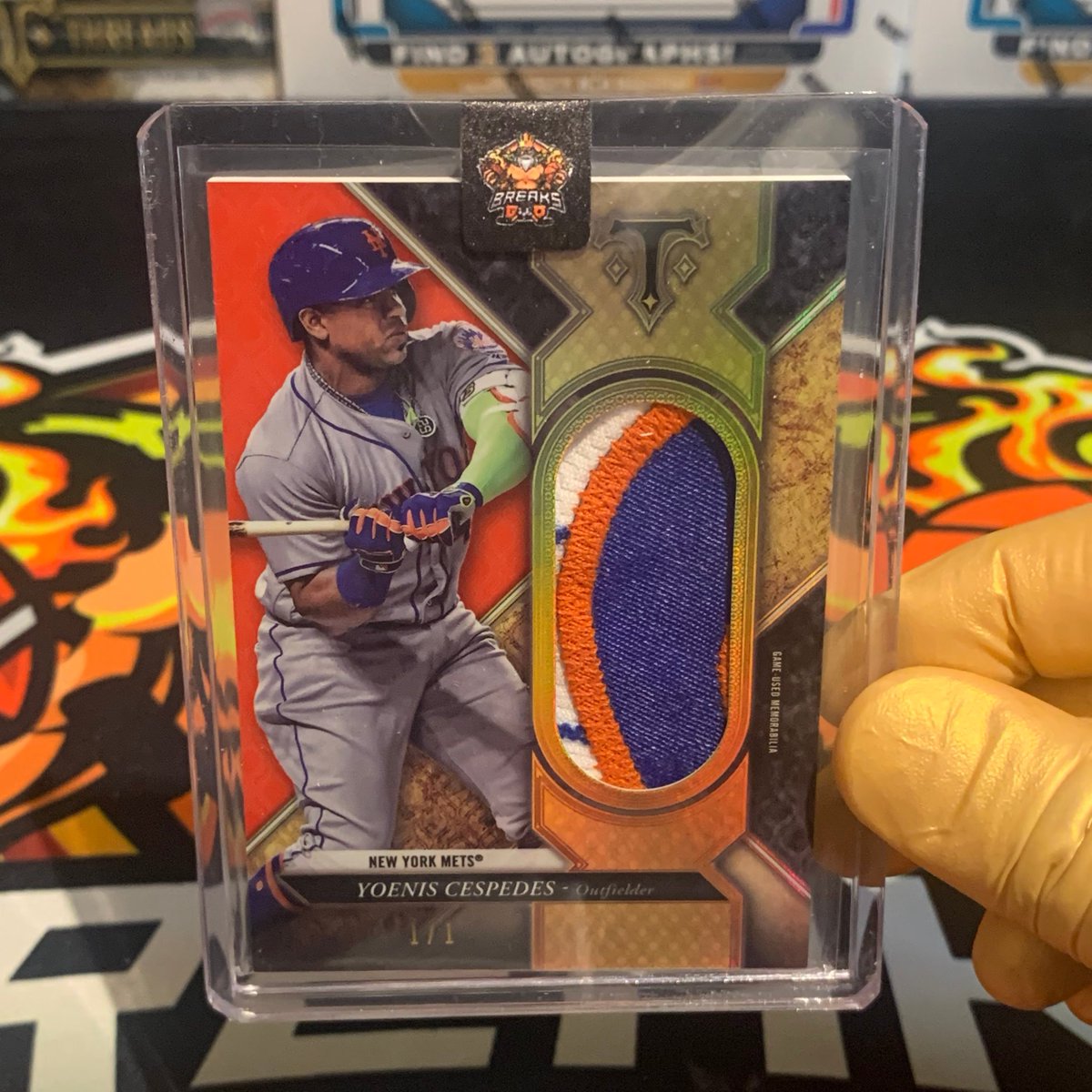 BreaksofGod's tweet photo. Word of the day: UNIQUE ๐คฉ1โฃ/1โฃ
Our recent @Topps MLB breaks have been nothing short of RIDICULOUS, with FOUR 1/1 pulls in one night! ๐ฑ๐ฅ We've got @RickPorcello, @STR0, @ynscspds, and a super sick Andre Dawson wooden frame card!
ONLY FIRE with BoG!๐ฅ๐ฅ
#PulledByBoG #TheHobby https://t.co/3Xzp5Euu5A
