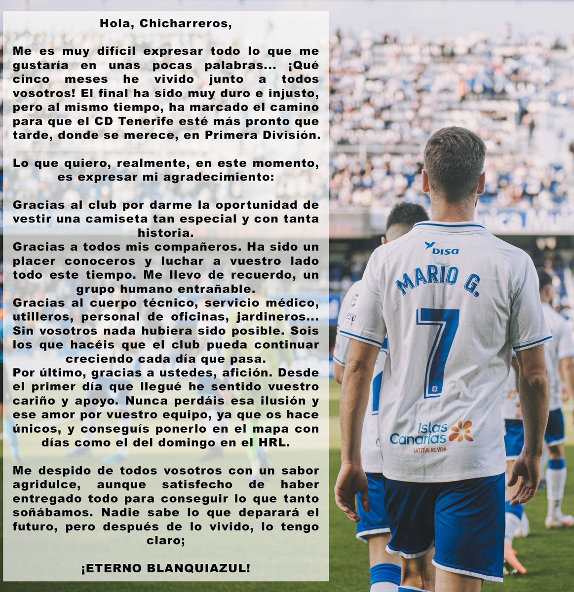 MarieteG's tweet photo. GRACIAS POR TODO

¡ETERNO BLANQUIAZUL!

💙🤍💙🤍💙🤍💙🤍 https://t.co/4T8NrqKaZ5