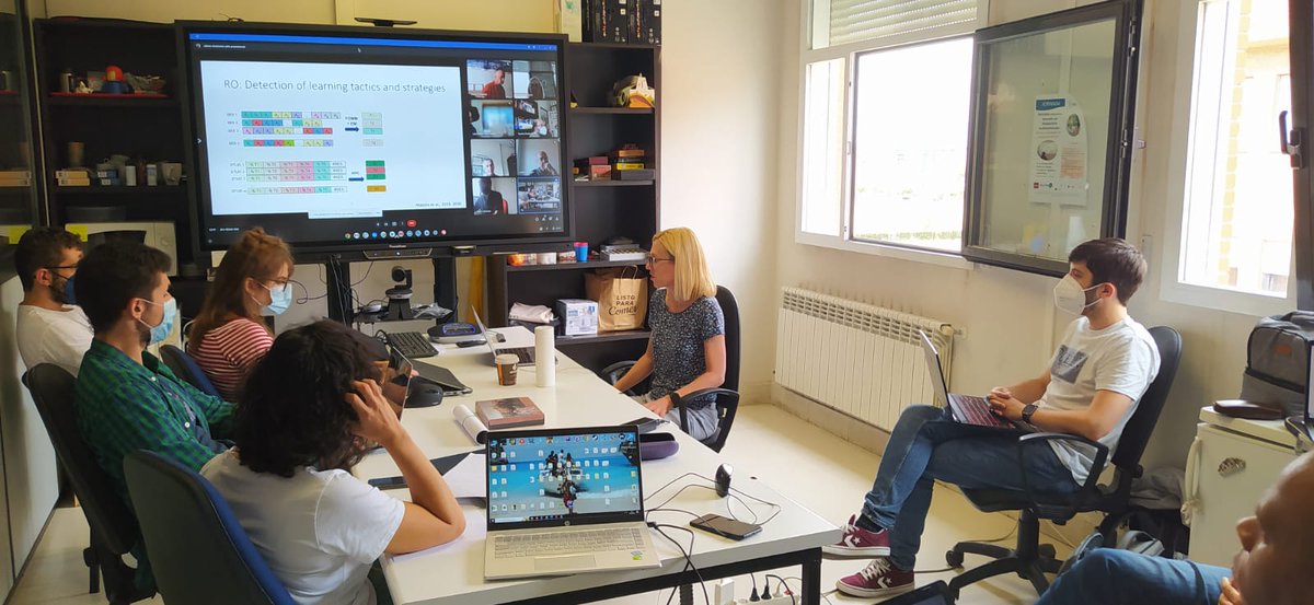 It is nice to receive Jelena Jovanovic <a href="/jeljov/">Jelena Jovanovic</a> at the GSIC-EMIC research group, presenting her work on self regulation, learning tactics and learning analytics.