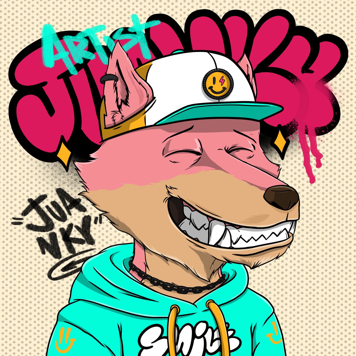 WealthyWolvesIO's tweet image. The main artist behind Wealthy Wolves: Juanky. 

After years of experience in the graphic design industry, Juanky has decided to go for more: flee from the status quo and make a true impact, so he joined the pack. 

We have the finest team members,
We are Wealthy Wolves.