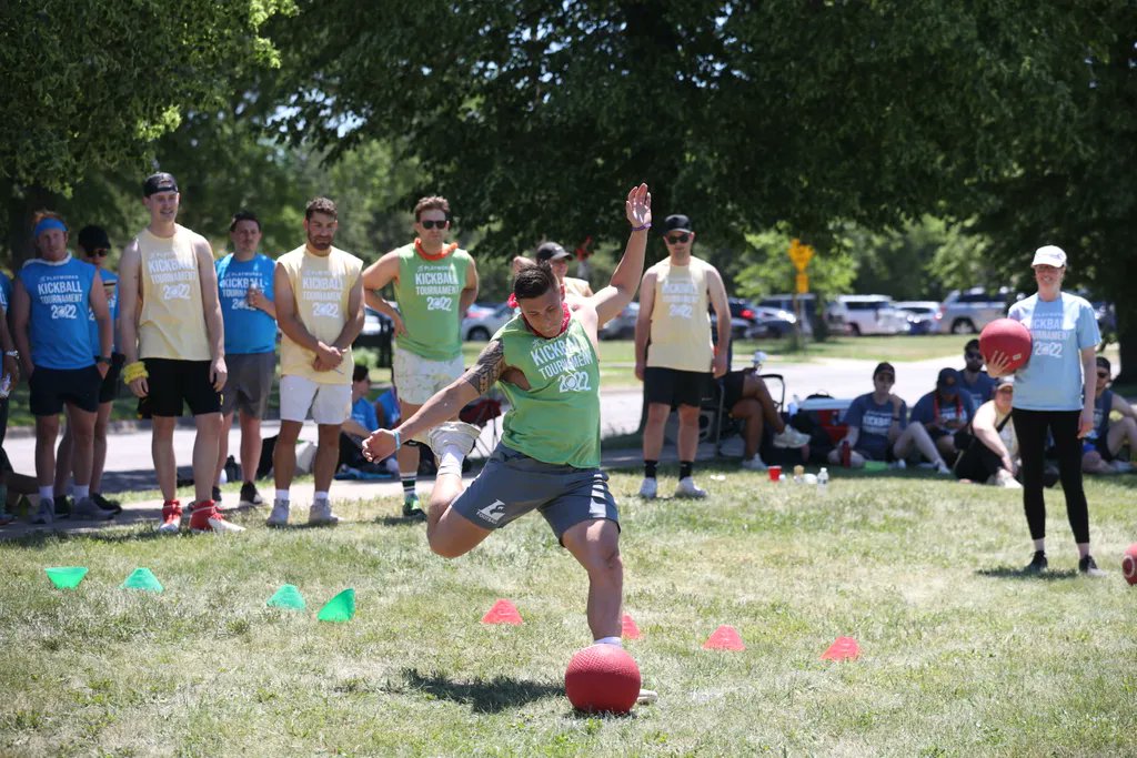 Check out how much fun we had at our annual kickball tournament last Friday after a 2 year hiatus! HUGE THANK YOU 🙌 to all of the corporate partners who sponsored teams and are helping ensure play for Minnesota kids! #Playworks for everykid (and adult) 😎