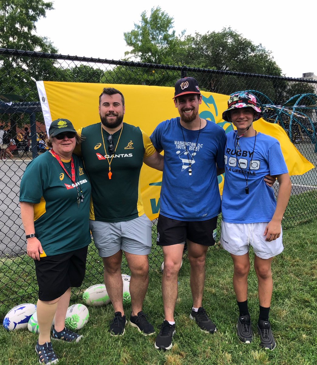Australian Embassy, USA 🇦🇺🇺🇸 (@ausintheus) on Twitter photo Embassy staff & friends were thrilled to teach our <a href="/EmbassyAdoption/">Embassy Adoption</a> @TylerTigersDC 5th graders the ins & outs of rugby - <a href="/wallabies/">Wallabies</a> style 🏉💚💛! <a href="/DCYouthRugby/">DC Youth Rugby</a> & <a href="/WRFC_DC/">Washington Rugby</a> coaches ran drills, played matches, & showed students the game. Embassy staff & friends were thrilled to teach our <a href="/EmbassyAdoption/">Embassy Adoption</a> @TylerTigersDC 5th graders the ins & outs of rugby - <a href="/wallabies/">Wallabies</a> style 🏉💚💛! <a href="/DCYouthRugby/">DC Youth Rugby</a> & <a href="/WRFC_DC/">Washington Rugby</a> coaches ran drills, played matches, & showed students the game.