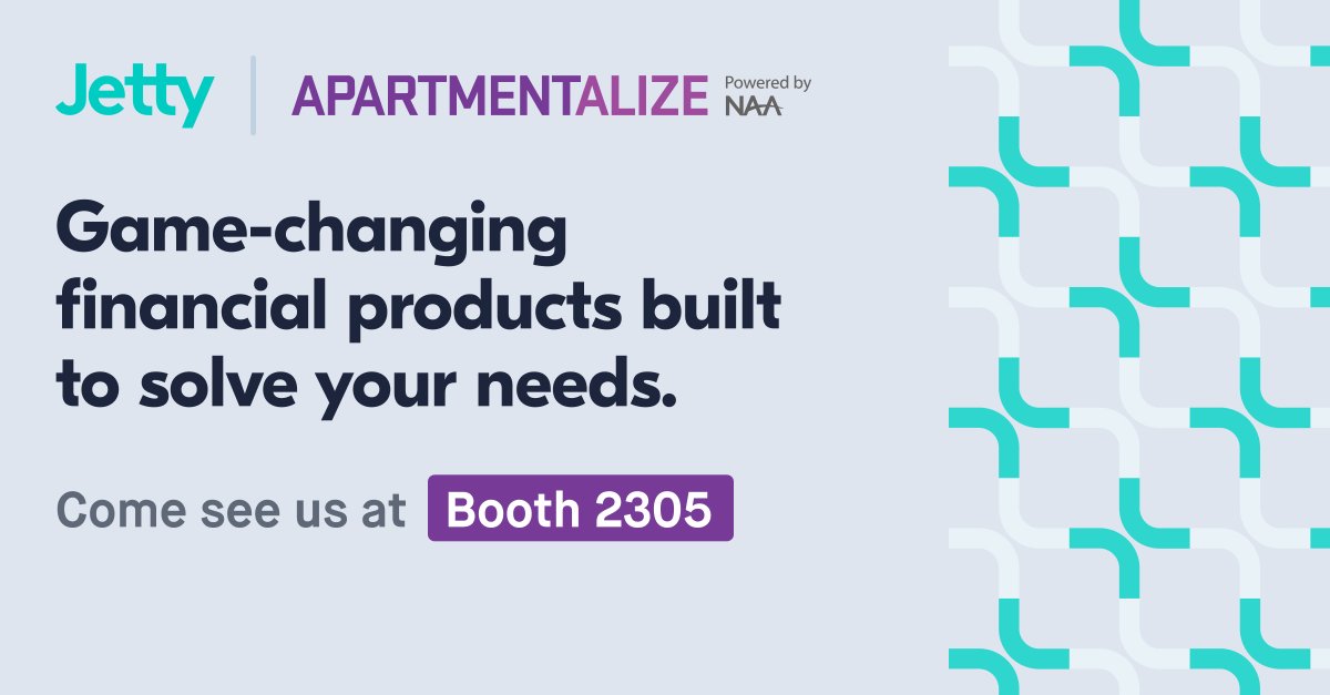 Jetty (@jetty) on Twitter photo Today's the day! If you're in San Diego for Apartmentalize, come say hi at booth 2305. 
You can also book a meeting with us to claim your free, personalized YETI tumbler and for the chance to win an Apple iPad: go.jetty.com/naa-apartmenta…
#apartmentalize #naa Today's the day! If you're in San Diego for Apartmentalize, come say hi at booth 2305. 
You can also book a meeting with us to claim your free, personalized YETI tumbler and for the chance to win an Apple iPad: go.jetty.com/naa-apartmenta…
#apartmentalize #naa