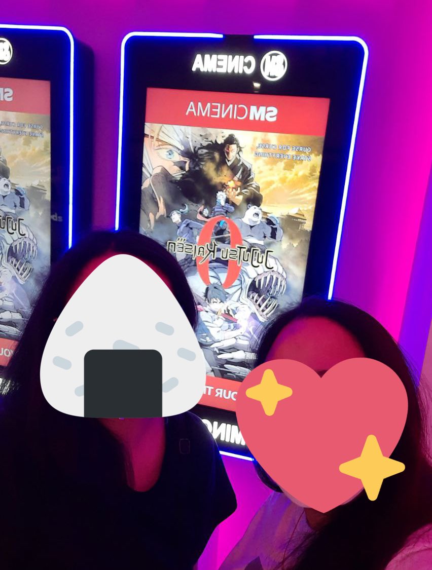 gojoeggstall's tweet photo. We watched the JJK 0 Movie together earlier! 😍👍🏻#JujutsuKaisen0AtSMCinema #SalamatYuuta #SalamatGojo emzz 😂
-Admin K💖 & M🍙 https://t.co/O5Ffc9ctHZ