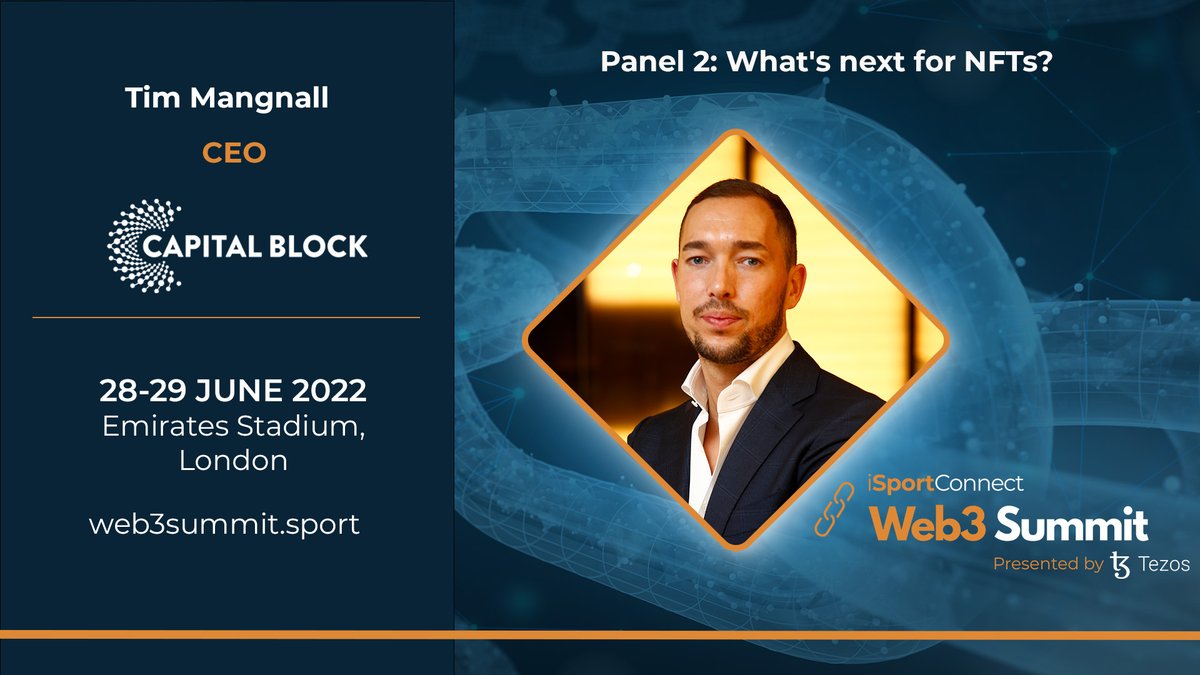 iSportconnect's tweet photo. 🗣“Using the right buzzword does not mean your fans will understand or care”

@TimMangnall, CEO of @CapitalBlock1, pens an open letter to sports team who are thinking about launching NFT collections ahead of our Web3 Summit.

📝Read Tim's full piece here - https://t.co/45vIOOoipN https://t.co/SPIy4Q8Usj