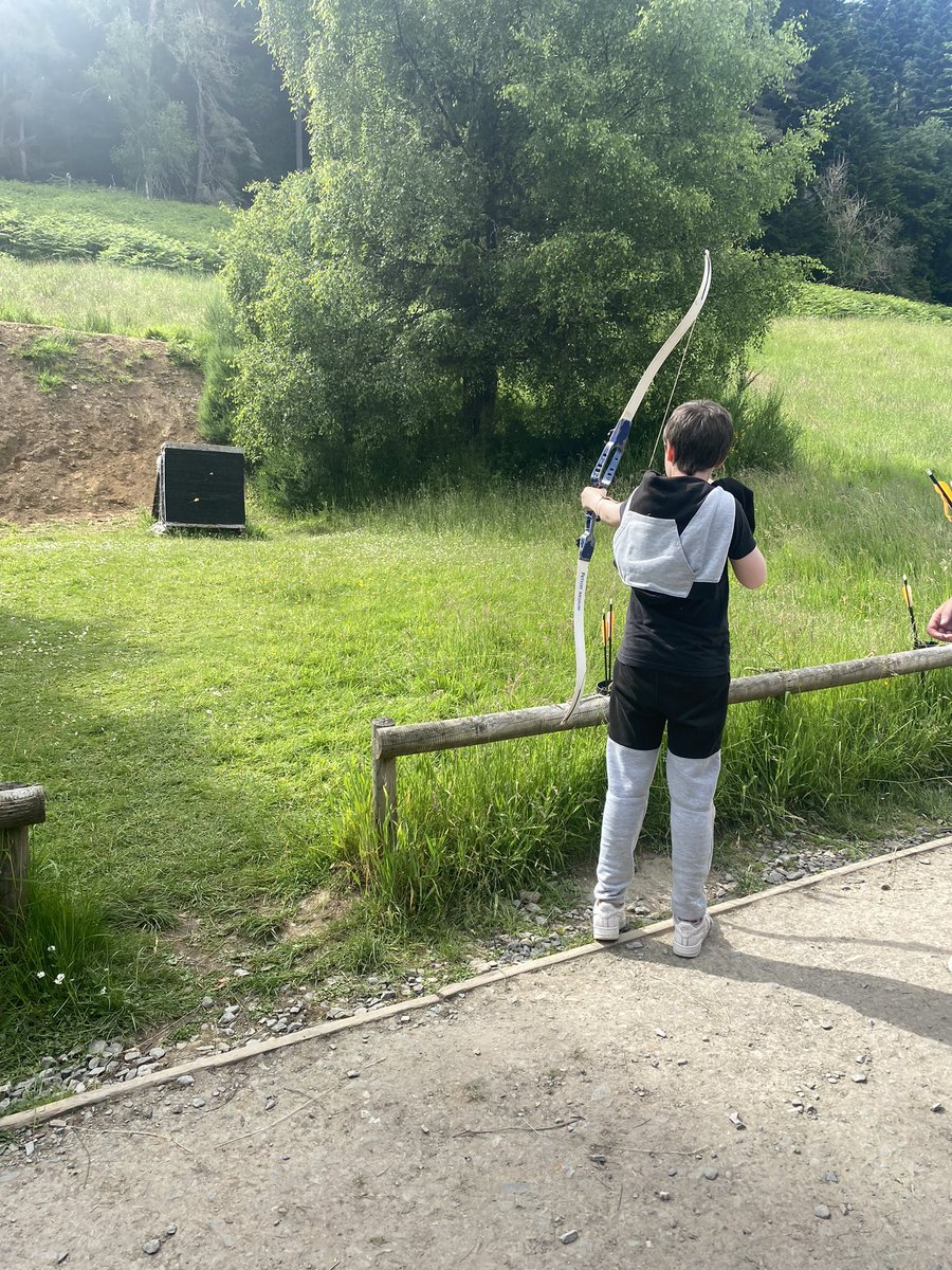 Group 3 have been having lots of fun learning the skills of archery! 🏹 🎯 lots of impressive shots! #aspirebelieveachieve