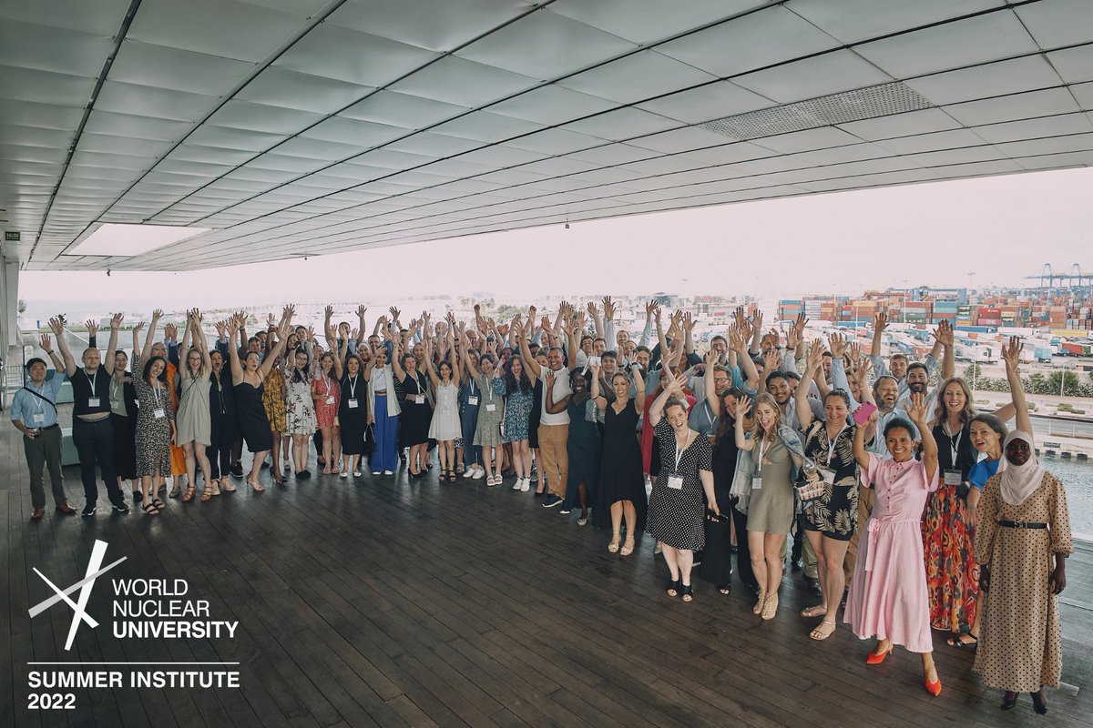 Starting the #SummerInstitute2022👩‍🏫 off with a bang! 

Welcome to #Spain Fellows! We look forward to the coming 5 weeks.

Now lets talk all things #nuclear ⚛👨‍🎓

#SI2022