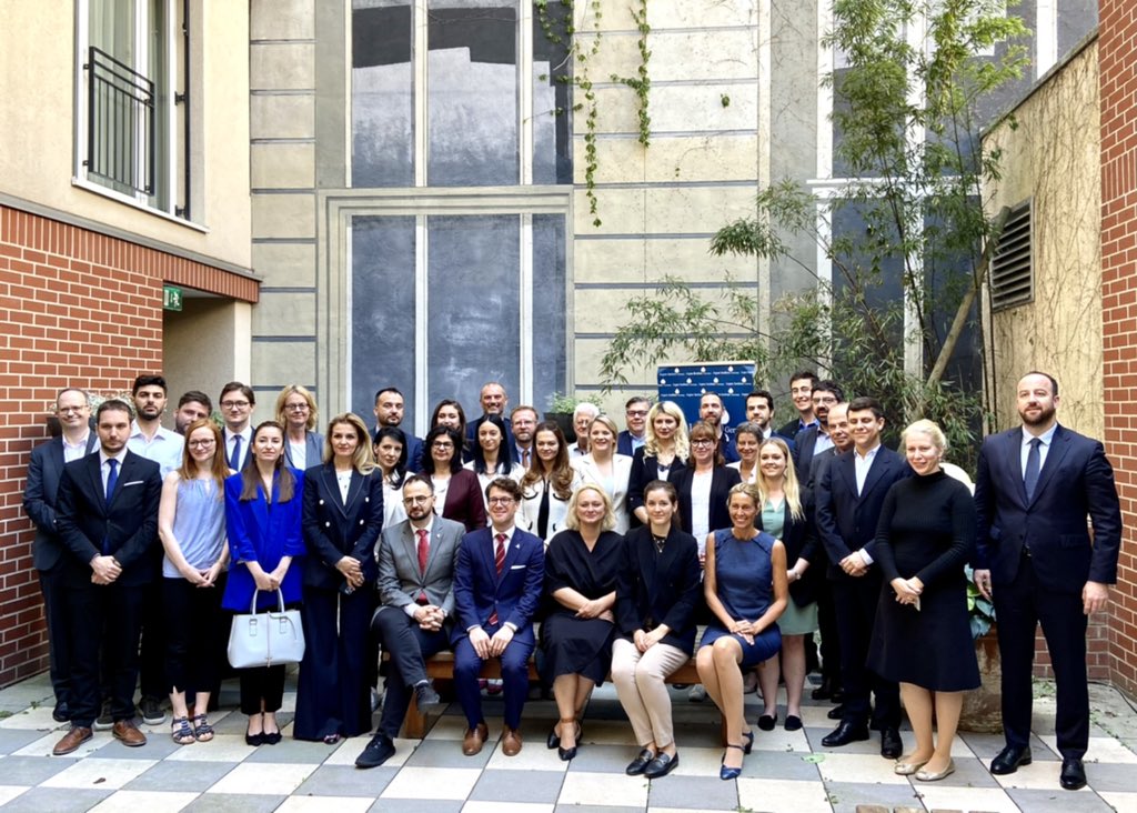 stormy_mildner's tweet photo. Western Balkans Stakeholder Forum of  @AspenGermany taking place right now. A wonderful group of policy-makers, civil society representatives, and researches discussing the role of parliaments for open, rules-based and just societies. @AspenGermany https://t.co/Pw7ydYqD88