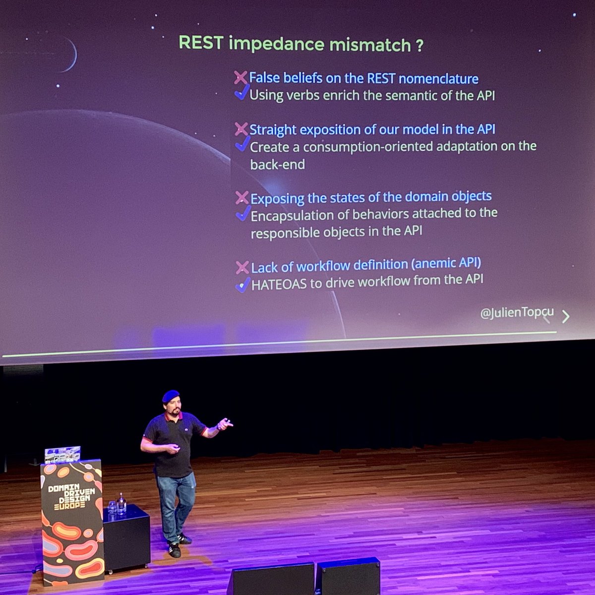 Casavo Engineering (@casavoeng) on Twitter photo Our first day at <a href="/ddd_eu/">DDD Europe</a> was 🤯
Looking forward to tomorrow’s talks!
We particularly enjoyed <a href="/JulienTopcu/">Julien Topçu - Official Account (closed)</a> speech about "Crafting Domain-Driven Designed REST APIs" 👏🏻
#DDDEU Our first day at <a href="/ddd_eu/">DDD Europe</a> was 🤯
Looking forward to tomorrow’s talks!
We particularly enjoyed <a href="/JulienTopcu/">Julien Topçu - Official Account (closed)</a> speech about "Crafting Domain-Driven Designed REST APIs" 👏🏻
#DDDEU