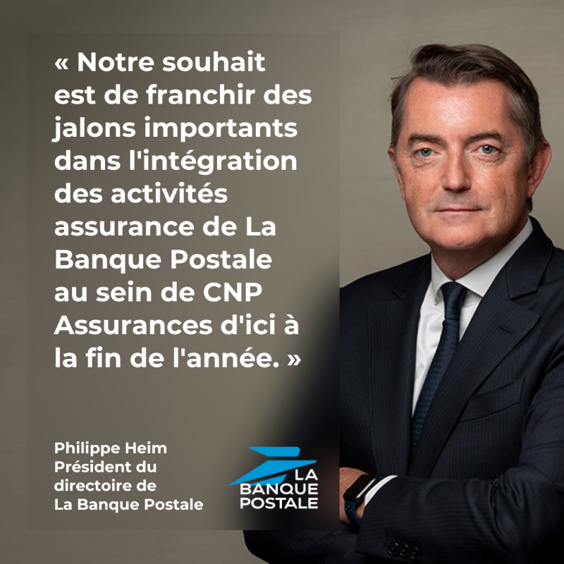 LaBanquePostale's tweet photo. 📰 @heim_philippe et @StephDedeyan sont en couverture de l'@argusassurance pour une interview croisée sur l'intégration de @CNP_Assurances au groupe #LaBanquePostale.
A lire sur https://t.co/AD0MnsgotG [lien abonnés]
#bancassurance #Citoyenne https://t.co/ZMJDUbPwJW