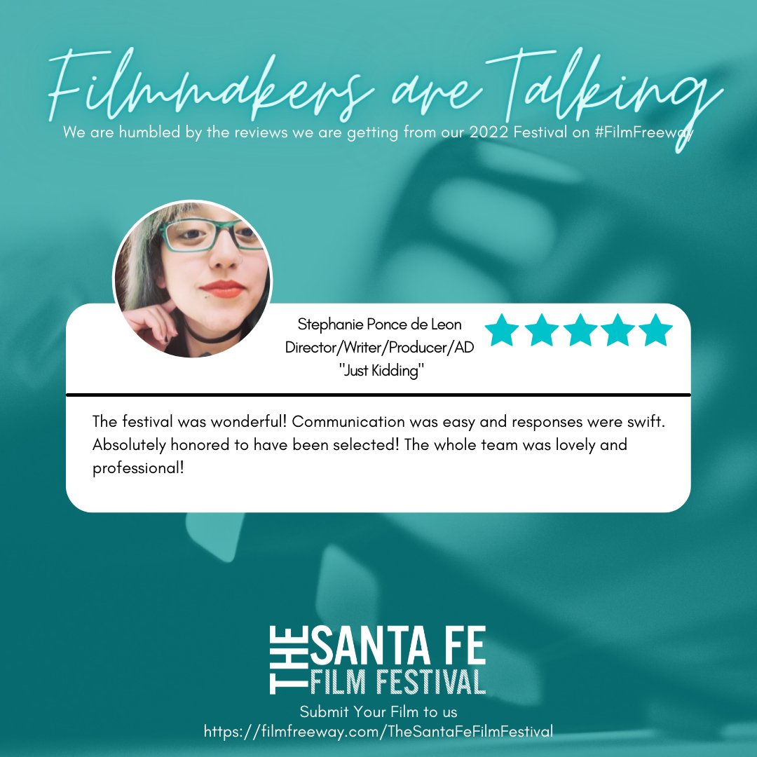 santafefilmfest's tweet photo. It's important for #Filmmakers to trust that their project is in the hands of a festival that cares for and fosters relationships.

Thank you so much for trusting us.

Submissions are open https://t.co/bamYkBgfVV
#IndieFilm #NMFilm #FilmFestivals https://t.co/Fu5CQ61KhC