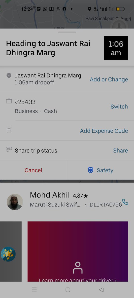RetinaCharmer's tweet photo. @Uber_India
 
@Uber
 
@Uber_Support 

@UberINSupport 
Such a hike for a route which I use very often, just because I slept on ride and driver took some other route all across west Delhi, did get uber message that route has been changed, are you ok? &amp; later being threatened to pay https://t.co/4AICWLO4ql